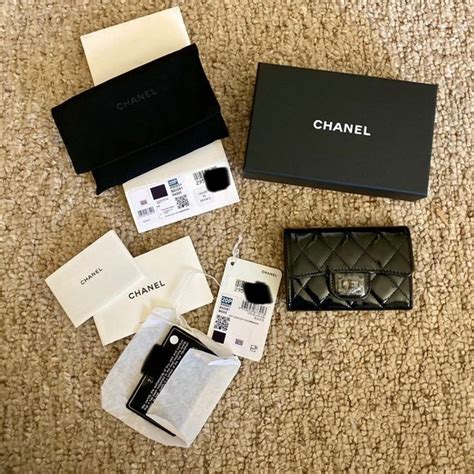 chanel bag poshmark|Poshmark Chanel card holder.